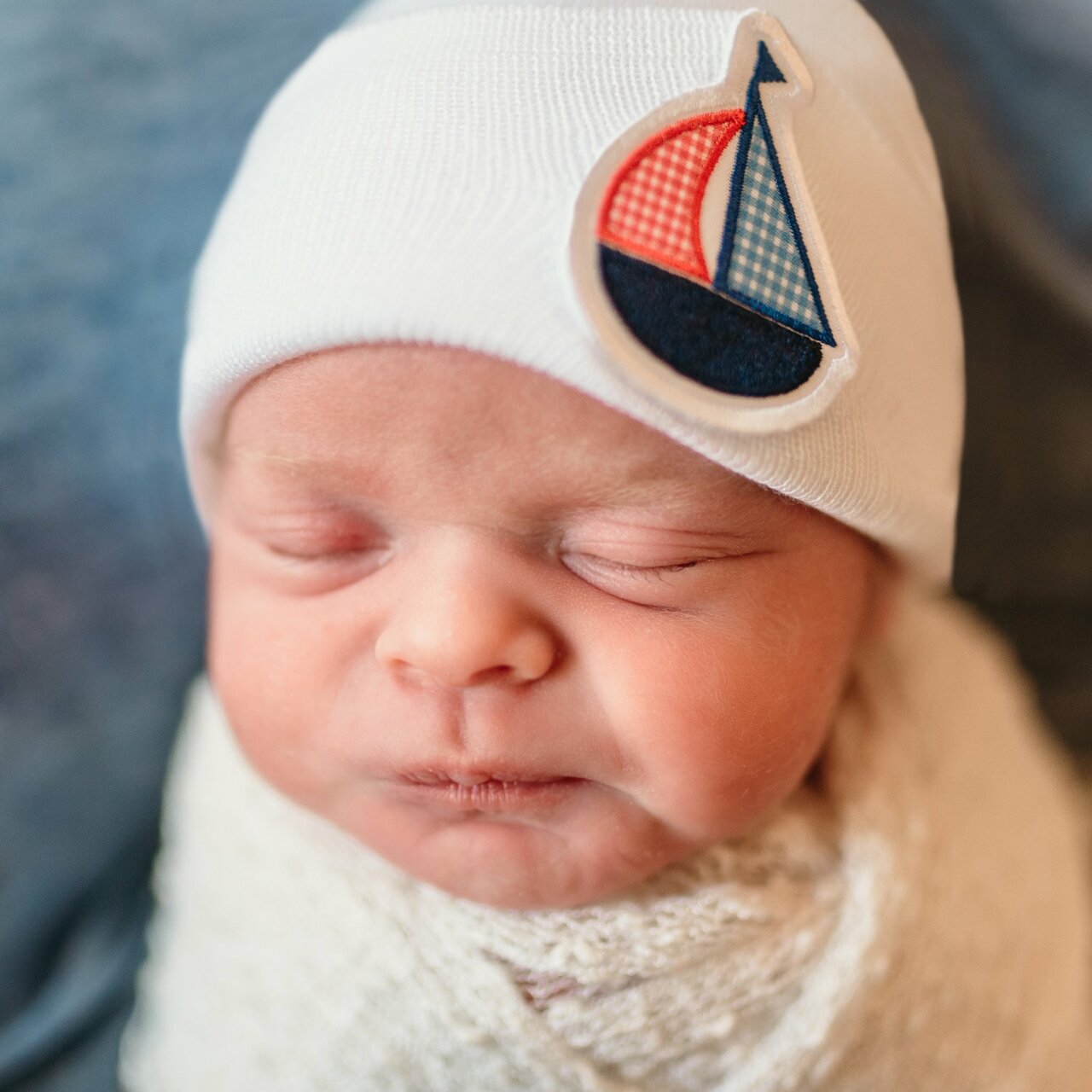 Newborn Hat, Sailboat